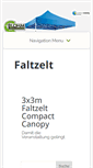 Mobile Screenshot of faltzelt-blohm.de